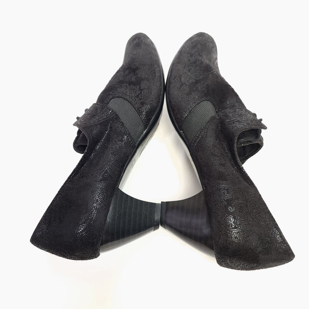 Soft Style Hush Puppies Shoe Size 9.5 Black Heel - Picture 6 of 9